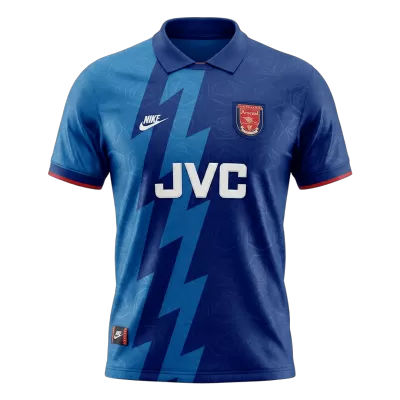 Retro 1995 Arsenal Away Soccer Jersey Blue - bestfootballkits