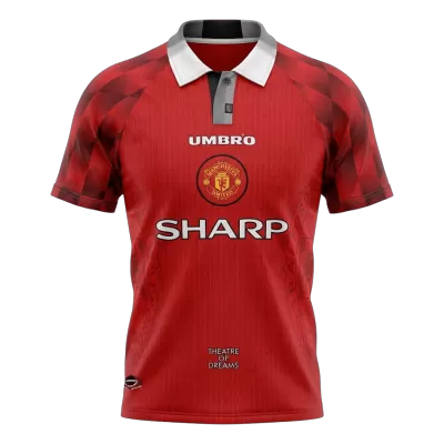 Retro 96/97 Manchester United Home Soccer Jersey Red - bestfootballkits