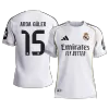 Player Version ARDA GÜLER #15 Real Madrid Home Soccer Jersey 2025/26 White - bestfootballkits