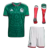 Mexico Home Soccer Jersey Kit(Jersey+Shorts+Socks) World Cup 2026 Green - bestfootballkits