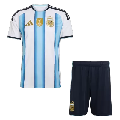 Argentina Home Soccer Jersey Kit(Jersey+Shorts) World Cup 2026 Blue&White - bestfootballkits