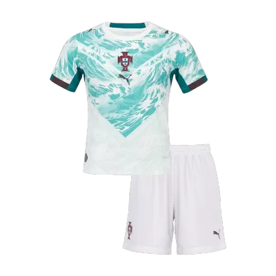 Portugal Away World Cup Kids Jerseys Kit 2026 - bestfootballkits