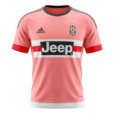 Retro 15/16 Juventus Away Soccer Jersey Pink - bestfootballkits