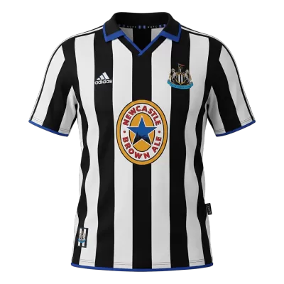 Retro 99/00 Newcastle United Home Soccer Jersey Black&White - bestfootballkits