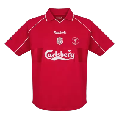 Retro 00/01 Liverpool Home Soccer Jersey Red - bestfootballkits
