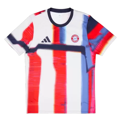 Bayern Munich Pre-Match Soccer Jersey 25/26 Red&White - bestfootballkits