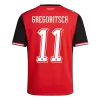 GREGORITSCH#11 Austria Home Soccer Jersey World Cup 2026 Red - bestfootballkits