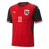 GREGORITSCH#11 Austria Home Soccer Jersey World Cup 2026 Red - bestfootballkits