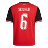 SEIWALD#6 Austria Home Soccer Jersey World Cup 2026 Red - bestfootballkits