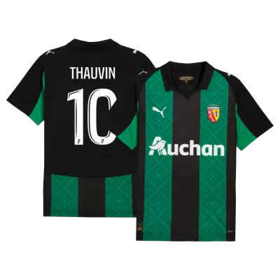 THAUVIN#10 RC Lens Away Soccer Jersey 25/26 Green&Black - bestfootballkits