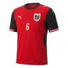 SEIWALD#6 Austria Home Soccer Jersey World Cup 2026 Red - bestfootballkits