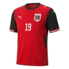 BAUMGARTNER#19 Austria Home Soccer Jersey World Cup 2026 Red - bestfootballkits