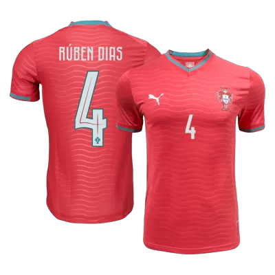 RÚBEN DIAS #4 Portugal Soccer Home Jersey 2026 Red - bestfootballkits