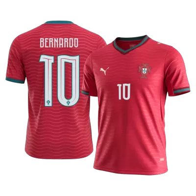 BERNARDO#10 Portugal Home Soccer Jersey World Cup 2026 Red - bestfootballkits