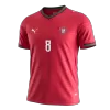 B.FERNANDES#8 Portugal Home Soccer Jersey World Cup 2026 Red - bestfootballkits