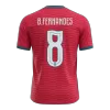 B.FERNANDES#8 Portugal Home Soccer Jersey World Cup 2026 Red - bestfootballkits