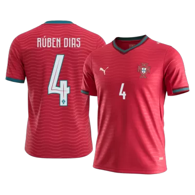 RÚBEN DIAS#4 Portugal Home Soccer Jersey World Cup 2026 Red - bestfootballkits
