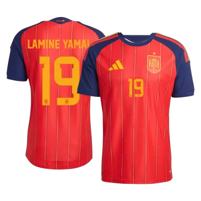 LAMINE YAMAL #19 Spain Soccer Home Jersey 2026 Red - bestfootballkits