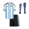 Argentina Home World Cup Kids Jerseys Full Kit 2025/26 - bestfootballkits