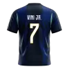 VINI JR. #7 Brazil Away Soccer Jersey World Cup 2026 Navy - bestfootballkits