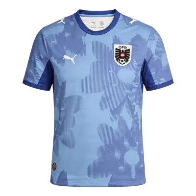 Austria Away Soccer Jersey World Cup 2026 Blue - bestfootballkits