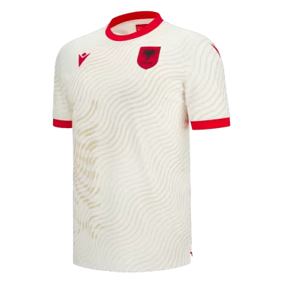 Albania Away Soccer Jersey World Cup 2026 White - bestfootballkits