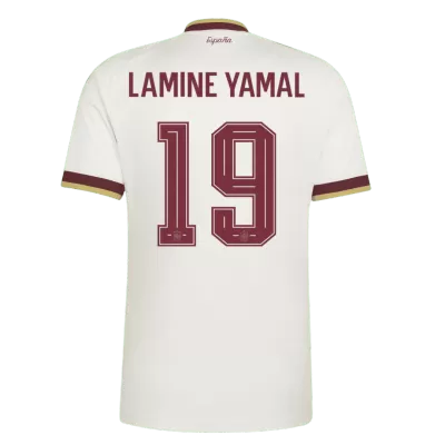 LAMINE YAMAL #19 Spain Away Soccer Jersey World Cup 2026 White - bestfootballkits