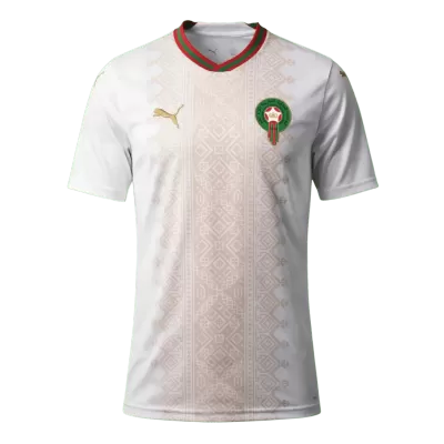 Morocco Away Soccer Jersey World Cup 2026 White - bestfootballkits