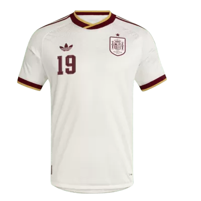 LAMINE YAMAL #19 Spain Soccer Away Jersey 2026 White - bestfootballkits