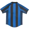 Men Retro Fan Version 2001/02 Inter Milan Home Soccer Jersey Blue&Black - bestfootballkits