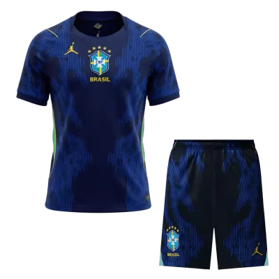 Brazil Away Soccer Jersey Kit(Jersey+Shorts) World Cup 2026 - bestfootballkits