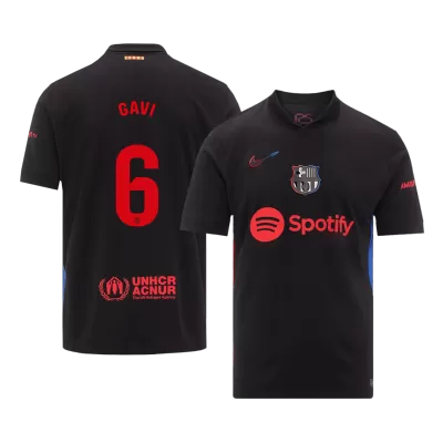 GAVI #6 Barcelona Shirt Away - Spotify Logo Without Text - bestfootballkits
