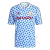 Retro Manchester United Away Soccer Jersey 1990/92 Blue - bestfootballkits