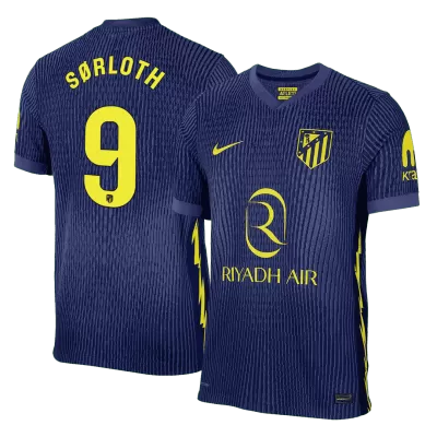 SØRLOTH #9 Atletico Madrid Soccer Away Jersey 2025/26 Navy - bestfootballkits