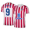 SØRLOTH #9 Atletico Madrid Soccer Home Jersey 2025/26 Red&White - bestfootballkits