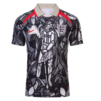 England x Palace Pre-Match Jersey World Cup 2026 Black&White - bestfootballkits