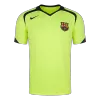 Men Retro Fan Version 05/06 Barcelona Away Soccer Jersey Short Sleeve Neon Green - bestfootballkits