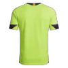 Men Retro Fan Version 05/06 Barcelona Away Soccer Jersey Short Sleeve Neon Green - bestfootballkits