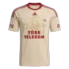 Men Retro Fan Version 2010/11 Away Soccer Jersey Short Sleeve Khaki - bestfootballkits