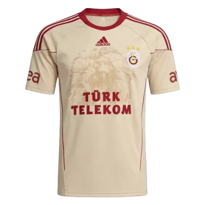 Men Retro Fan Version 2010/11 Away Soccer Jersey Short Sleeve Khaki - bestfootballkits