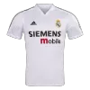 Men Retro Fan Version 04/05 Real Mardid Home Soccer Jersey Short Sleeve White - bestfootballkits