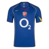 Men Retro Fan Version 2004/05 Arsenal Away Soccer Jersey Short Sleeve Blue - bestfootballkits