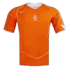 Men Retro Fan Version 2004 Netherlands Home Soccer Jersey Short Sleeve Orange - bestfootballkits