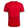 Men Retro Fan Version 02/04 Manchester United Home Soccer Jersey Short Sleeve Red - bestfootballkits