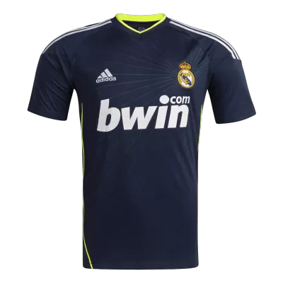 Men Retro Fan Version 10/11 Real Mardid Away Soccer Jersey Black - bestfootballkits