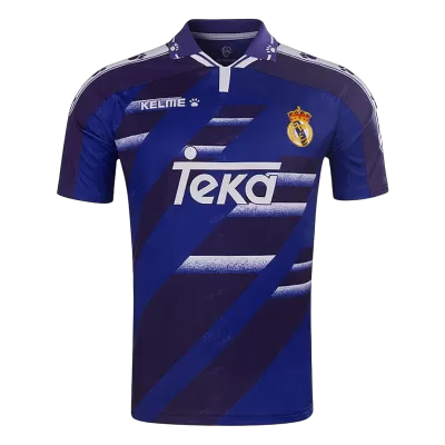 Men Retro Fan Version 94/96 Real Mardid Away Soccer Jersey Purple - bestfootballkits