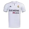 Men Retro Fan Version 03/04 Real Mardid Home Soccer Jersey White - bestfootballkits