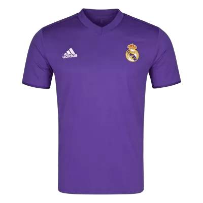 Men Retro Fan Version 02/03 Real Mardid Third Soccer Jersey Purple - bestfootballkits