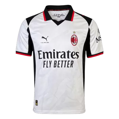 2025/26 AC Milan x Slam Jam Soccer Jersey Silver - bestfootballkits