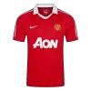 Men Retro Fan Version 10/11 Manchester United Home Soccer Jersey Red - bestfootballkits
